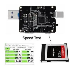 USB3.1 Type-C Type-A to CF Express Extension Card Reader for CFE Type-B Support R5 Z6 Z7 Memory Card USB3.1 Type-C Type-A to CF Express Extension Card Reader for CFE Type-B Support R5 Z6 Z7 Memory Card
