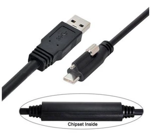 8m USB 3.1 Type-C Single Screw Locking to USB3.0 Data Cable Mount Type for Industrial Camera Recorder & Laptop PC & Disk 8m USB 3.1 Type-C Single Screw Locking to USB3.0 Data Cable Mount Type for Industrial Camera Recorder & Laptop PC & Disk