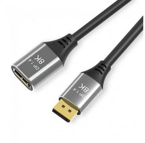 HKCY DP-031 DisplayPort 1.4 8K 60hz Extension Cable Male to Female Ultra-HD UHD 4K 144hz DP to DP Cable 7680*4320 for Video PC Laptop TV HKCY DP-031 DisplayPort 1.4 8K 60hz Extension Cable Male to Female Ultra-HD UHD 4K 144hz DP to DP Cable 7680*4320 for Video PC Laptop TV