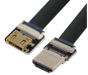 CYFPV HDMI Male to Mini HDMI Female Extension FPC Flat Cable 1080P for FPV HDTV Multicopter Aerial Photography CYFPV HDMI Male to Mini HDMI Female Extension FPC Flat Cable 1080P for FPV HDTV Multicopter Aerial Photography