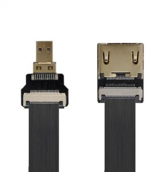 CYFPV HDMI Female to Micro HDMI Male Extension FPC Flat Cable 1080P for FPV HDTV Multicopter Aerial Photography CYFPV HDMI Female to Micro HDMI Male Extension FPC Flat Cable 1080P for FPV HDTV Multicopter Aerial Photography