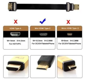 CYFPV Mini HDMI Male to Mini HDMI Female Extension FPC Flat Cable 1080P for FPV HDTV Multicopter Aerial Photography CYFPV Mini HDMI Male to Mini HDMI Female Extension FPC Flat Cable 1080P for FPV HDTV Multicopter Aerial Photography