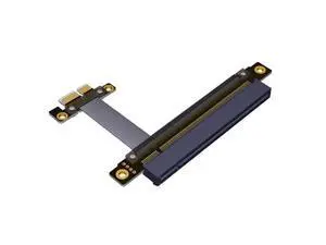 PCI-E Gen3.0 1x To 16x Riser Cable 30cm PCI-Express PCI-E X16 Extender Right Angled Elbow Design EP-114 PCI-E Gen3.0 1x To 16x Riser Cable 30cm PCI-Express PCI-E X16 Extender Right Angled Elbow Design EP-114