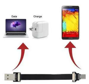 USB 2.0 Type-A Male to USB-C Type-C Male Data Flat Slim FPC Cable for FPV and Disk and Phone USB 2.0 Type-A Male to USB-C Type-C Male Data Flat Slim FPC Cable for FPV and Disk and Phone
