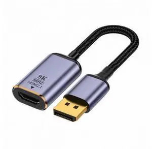DisplayPort 1.4 Source to HDMI 2.0 Display 8K 60hz UHD 4K DP to HDMI Female Monitor Adapter Cable DP-056-DPF DisplayPort 1.4 Source to HDMI 2.0 Display 8K 60hz UHD 4K DP to HDMI Female Monitor Adapter Cable DP-056-DPF