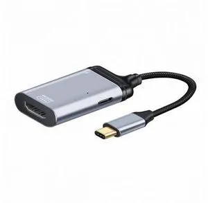 Type-C USB-C Source to HDMI Converter HDTV Adapter 4K 60hz 1080p with Female PD Power Port Type-C USB-C Source to HDMI Converter HDTV Adapter 4K 60hz 1080p with Female PD Power Port