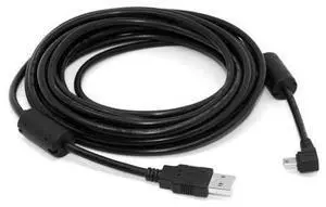 Mini USB B Type 5pin Male Right Angled 90 Degree to USB 2.0 Male Data Cable 5 Meters with EMI Ferrite Core U2-057-RI-5.0M Mini USB B Type 5pin Male Right Angled 90 Degree to USB 2.0 Male Data Cable 5 Meters with EMI Ferrite Core U2-057-RI-5.0M