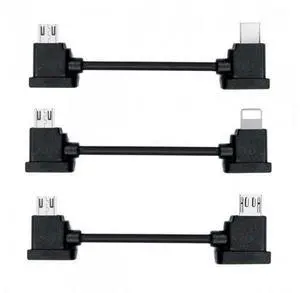 HKCY U2-041 3pcs/set Remote Controller Data Cable Type-CMicro8P to Micro USB for Mavic Pro Platinum Mavic Park RC Accessories HKCY U2-041 3pcs/set Remote Controller Data Cable Type-CMicro8P to Micro USB for Mavic Pro Platinum Mavic Park RC Accessories