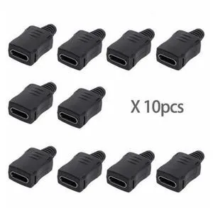 10set DIY 4pin USB 2.0 Type-C Female Socket Connector SMT type with PC Board Housing 3.0mm SR 10set DIY 4pin USB 2.0 Type-C Female Socket Connector SMT type with PC Board Housing 3.0mm SR