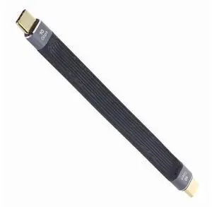 HKCY UC-016-0.13M Type-C USB-C Male to Male USB 3.1 10Gbps Flat Slim FPC Data Cable for LaptopPhone 13cm HKCY UC-016-0.13M Type-C USB-C Male to Male USB 3.1 10Gbps Flat Slim FPC Data Cable for LaptopPhone 13cm