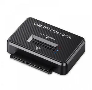 USB 3.0 Type-C USB-C to Dual NVME M-key M.2 NGFF & SATA 2.5 Inch SSD Docking Vertical External PCBA Case Enclosure USB 3.0 Type-C USB-C to Dual NVME M-key M.2 NGFF & SATA 2.5 Inch SSD Docking Vertical External PCBA Case Enclosure