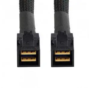 HKCY SF-068 Internal Mini SAS HD SFF-8643 to Mini SAS High Density HD SFF-8643 Data Server Disk Raid Cable 50cm HKCY SF-068 Internal Mini SAS HD SFF-8643 to Mini SAS High Density HD SFF-8643 Data Server Disk Raid Cable 50cm