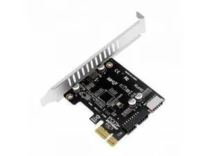 5Gbps Type-E USB 3.1 Front Panel Socket & USB 3.0 20Pin to PCI-E 1X Express Card VL805 Adapter for Motherboard 5Gbps Type-E USB 3.1 Front Panel Socket & USB 3.0 20Pin to PCI-E 1X Express Card VL805 Adapter for Motherboard