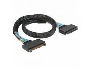 U.2 U2 SFF-8639 68Pin Connector NVME PCIe4.0 PCI-E5.0 SSD Cable Male to Female Socket Extension 50cm U.2 U2 SFF-8639 68Pin Connector NVME PCIe4.0 PCI-E5.0 SSD Cable Male to Female Socket Extension 50cm