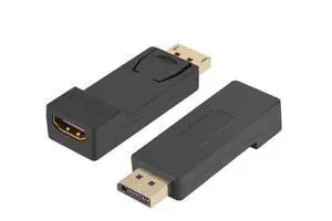 DP to HDTV Old Model Adapter for Male to Female High Definition 1080p Large DP to HDTV Converter DP to HDTV Old Model Adapter for Male to Female High Definition 1080p Large DP to HDTV Converter