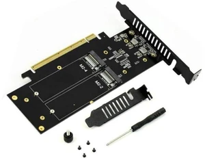 JEYI iHyper-Pro M.2 X16 to 4X PCIE 4.0 GEN4 Expansion Card Supports NVMe M.2 m Key 2280 up to 32Gbps for VROC NVMe Raid (iHyper) JEYI iHyper-Pro M.2 X16 to 4X PCIE 4.0 GEN4 Expansion Card Supports NVMe M.2 m Key 2280 up to 32Gbps for VROC NVMe Raid (iHyper)