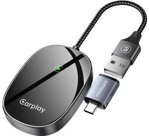 Wireless CarPlay Adapter for iPhone, Universal, Converts Wired to Wireless CarPlay Dongle, Plug & Play Compatible with BMW, Lexus, Ford, Benz, Audi, Volvo, and More - iOS 10+ Supported Wireless CarPlay Adapter for iPhone, Universal, Converts Wired to Wireless CarPlay Dongle, Plug & Play Compatible with BMW, Lexus, Ford, Benz, Audi, Volvo, and More - iOS 10+ Supported