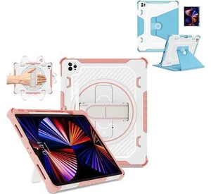 for iPad Pro 12.9 6th/5th/4th/3rd Gen Case Pink + Leather Slim Case for iPad Pro 12.9 Blue for iPad Pro 12.9 6th/5th/4th/3rd Gen Case Pink + Leather Slim Case for iPad Pro 12.9 Blue