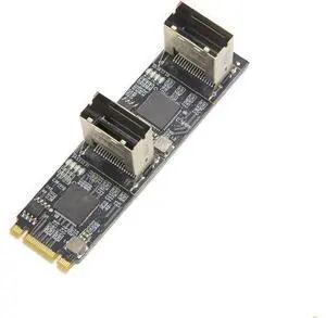 8 Port Non-RAID SATA III 6Gbp/s to M.2 B+M Key Adapter PCI-e 3.0 x2 bandwith 8 Port Non-RAID SATA III 6Gbp/s to M.2 B+M Key Adapter PCI-e 3.0 x2 bandwith