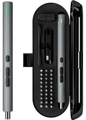 Kingsdun Precision Electric Screwdriver, Cordless Power Screwdriver Set with 30 Magnetic Bits, Electrical Screwdriver Rechargeable Repair Tool Kit for Watch Camera Drone Laptops Toys (36) Kingsdun Precision Electric Screwdriver, Cordless Power Screwdriver Set with 30 Magnetic Bits, Electrical Screwdriver Rechargeable Repair Tool Kit for Watch Camera Drone Laptops Toys (36)