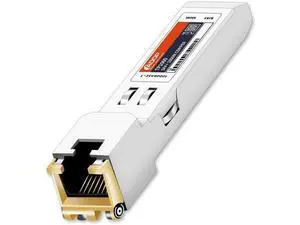 SFP to RJ45 Copper Module - 1.25G SFP-T, 1000BASE-T Mini-GBIC Gigabit Transceiver for GLC-T/SFP-GE-T, Meraki MA-SFP-1GB-TX, Ubiquiti UF-RJ45-1G, Netgear, Broadcom up to 100m SFP to RJ45 Copper Module - 1.25G SFP-T, 1000BASE-T Mini-GBIC Gigabit Transceiver for GLC-T/SFP-GE-T, Meraki MA-SFP-1GB-TX, Ubiquiti UF-RJ45-1G, Netgear, Broadcom up to 100m