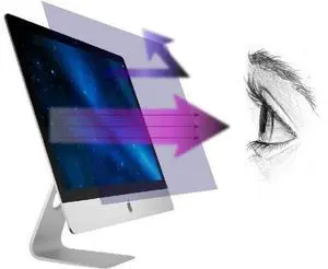 Anti Blue Light Screen Protector Compatible with 21.5 inch Apple iMac (NOT compatible with 27" iMac) come with 2 Pack, Filter out Blue Light and relieve computer eye strain to help you sleep better Anti Blue Light Screen Protector Compatible with 21.5 inch Apple iMac (NOT compatible with 27" iMac) come with 2 Pack, Filter out Blue Light and relieve computer eye strain to help you sleep better
