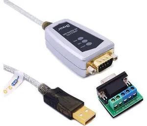 DTECH USB to RS422 RS485 Serial Port Converter Adapter Cable with FTDI Chip Supports Windows 11 10 8 7 XP Mac -16 feet DTECH USB to RS422 RS485 Serial Port Converter Adapter Cable with FTDI Chip Supports Windows 11 10 8 7 XP Mac -16 feet