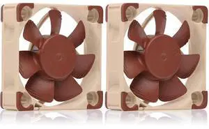 NF-A4x10 5V PWM, Premium Quiet Fan with USB Power Adaptor Cable, 4-Pin, 5V Version (40x10mm, Brown) (Pack of 2) NF-A4x10 5V PWM, Premium Quiet Fan with USB Power Adaptor Cable, 4-Pin, 5V Version (40x10mm, Brown) (Pack of 2)