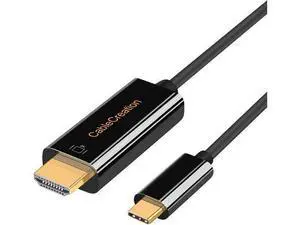 USB C to HDMI Cable, CableCreation 6 FT 3-Pack USB Type C to HDMI Cable,Compatible with MacBook Pro 2019/2018, MacBook Air/iPad Pro/Mac Mini 2018, XPS 15, Yoga 920, S9 / S10, Black USB C to HDMI Cable, CableCreation 6 FT 3-Pack USB Type C to HDMI Cable,Compatible with MacBook Pro 2019/2018, MacBook Air/iPad Pro/Mac Mini 2018, XPS 15, Yoga 920, S9 / S10, Black