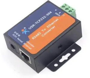 USR-TCP232-304 Serial RS485 to TCP/IP Ethernet Server Converter Module with Built-in Webpage DHCP/DNS Supported USR-TCP232-304 Serial RS485 to TCP/IP Ethernet Server Converter Module with Built-in Webpage DHCP/DNS Supported