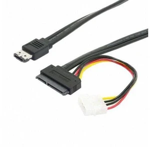 HKCY SA-087 50cm eSATAp Power ESATA Combo to SATA 22pinIDE 4pin 5V 12V for 3.5" 2.5" Hard Disk Data Cable HKCY SA-087 50cm eSATAp Power ESATA Combo to SATA 22pinIDE 4pin 5V 12V for 3.5" 2.5" Hard Disk Data Cable