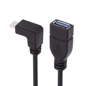 USB-C USB 3.1 Type-C Male to USB 3.0-A Female 10Gbps OTG Data Power Cable Up Down Angled USB-C USB 3.1 Type-C Male to USB 3.0-A Female 10Gbps OTG Data Power Cable Up Down Angled