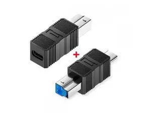 Cable 2pcs/lot USB 3.0 Type-B Male to USB3.0 Type-C Male Female Adapter Extension 5Gbps for Disk SSD Camera Data Cable 2pcs/lot USB 3.0 Type-B Male to USB3.0 Type-C Male Female Adapter Extension 5Gbps for Disk SSD Camera Data