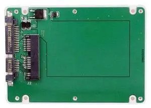 SM 1.8" Micro SATA 16pin SSD to 2.5" SATA 22pin 7+15 hard disk case Enclosure White 7mm height SM 1.8" Micro SATA 16pin SSD to 2.5" SATA 22pin 7+15 hard disk case Enclosure White 7mm height
