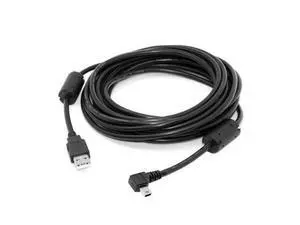 SM Mini USB B Type 5pin Male Left Angled 90 Degree to USB 2.0 Male Data Cable 5 Meters with EMI Ferrite Core SM Mini USB B Type 5pin Male Left Angled 90 Degree to USB 2.0 Male Data Cable 5 Meters with EMI Ferrite Core