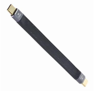 Type-C USB-C Male to Male USB 3.1 10Gbps Flat Slim FPC Data Cable for Laptop & Phone 13cm Type-C USB-C Male to Male USB 3.1 10Gbps Flat Slim FPC Data Cable for Laptop & Phone 13cm