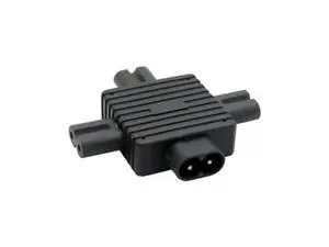 HKCY PW-040 IEC 320 Figure 8 C8 Male to 3X Female C7 Splitter Power Adapter for Power Supply 1 in 3 out HKCY PW-040 IEC 320 Figure 8 C8 Male to 3X Female C7 Splitter Power Adapter for Power Supply 1 in 3 out