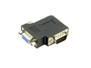 HKCY DB-002-RI Vertical Flat Right Angled 90 Degree VGA SVGA Male To Female extension Adapter BK HKCY DB-002-RI Vertical Flat Right Angled 90 Degree VGA SVGA Male To Female extension Adapter BK