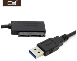 USB 3.0 to Micro SATA 7+9 16 Pin 1.8" 90 Degree Angled Hard Disk Driver SSD Adapter Cable 10cm U3-382 USB 3.0 to Micro SATA 7+9 16 Pin 1.8" 90 Degree Angled Hard Disk Driver SSD Adapter Cable 10cm U3-382