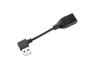 480M USB 2.0 Left Angled 90 degree A type male to Female extension cable 10cm U2-002-LE-0.1M 480M USB 2.0 Left Angled 90 degree A type male to Female extension cable 10cm U2-002-LE-0.1M