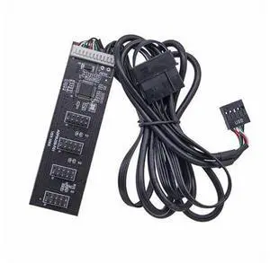 USB 2.0 9pin 10pin Header 1 to 4 Female Splitter Extension Cable HUB with IDE 5V Power Connector Adapter Port Multilier USB 2.0 9pin 10pin Header 1 to 4 Female Splitter Extension Cable HUB with IDE 5V Power Connector Adapter Port Multilier