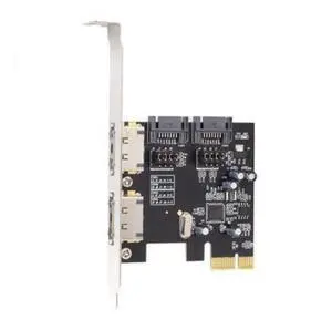 HKCY SA-078 PCI-E To 4 Ports SATA 3.0 ESATA PCIE SATA3 6Gbps Expansion Card PCI-E Adapter HKCY SA-078 PCI-E To 4 Ports SATA 3.0 ESATA PCIE SATA3 6Gbps Expansion Card PCI-E Adapter