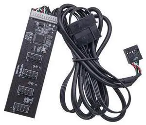 HKCY U2-053 USB 2.0 9pin 10pin Header 1 to 4 Female Splitter Extension Cable HUB with IDE 5V Power Connector Adapter Port Multilier HKCY U2-053 USB 2.0 9pin 10pin Header 1 to 4 Female Splitter Extension Cable HUB with IDE 5V Power Connector Adapter Port Multilier