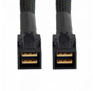 Internal Mini SAS HD SFF-8643 to Mini SAS High Density HD SFF-8643 Data Server Disk Raid Cable 50cm Internal Mini SAS HD SFF-8643 to Mini SAS High Density HD SFF-8643 Data Server Disk Raid Cable 50cm