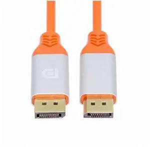 DP 4K to DP Displayport Ultra Soft High Flex Monitor Cable Hyper Super Flexible Cord Male to Male for Computer Graphics Card (100cm) DP 4K to DP Displayport Ultra Soft High Flex Monitor Cable Hyper Super Flexible Cord Male to Male for Computer Graphics Card (100cm)