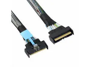 PCI-E 5.0 Mini Cool Edge IO MCIO STR PCI-E 8i 74Pin Male to MCIO 74Pin Male Extender Cable 50cm PCI-E 5.0 Mini Cool Edge IO MCIO STR PCI-E 8i 74Pin Male to MCIO 74Pin Male Extender Cable 50cm