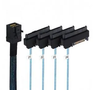 SM Internal Mini SAS SFF-8643 Host to 4 SAS 29Pin SFF-8482 Target Disk 6Gbps Data Server Raid Cable SM Internal Mini SAS SFF-8643 Host to 4 SAS 29Pin SFF-8482 Target Disk 6Gbps Data Server Raid Cable
