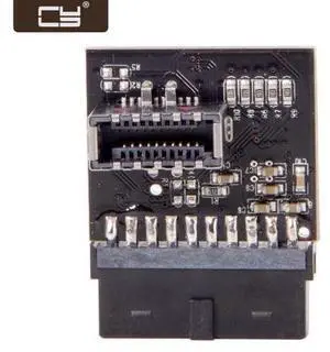 USB 3.1 Front Panel Socket to USB 3.0 20Pin Header Male Extension Adapter for Motherboard UC-008 USB 3.1 Front Panel Socket to USB 3.0 20Pin Header Male Extension Adapter for Motherboard UC-008