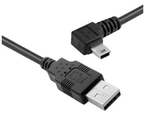 Mini USB B Type 5pin Male Left Angled 90 Degree to USB 2.0 Male Data Cable 5 Meters with EMI Ferrite Core U2-057-LE-5.0M Mini USB B Type 5pin Male Left Angled 90 Degree to USB 2.0 Male Data Cable 5 Meters with EMI Ferrite Core U2-057-LE-5.0M