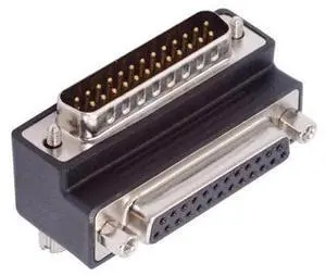 DSUB Parallel LPT AES/EBU DB25pin Male Nut to Female Screw Extension Adapter DB Connector Down 90 Degree Angled DSUB Parallel LPT AES/EBU DB25pin Male Nut to Female Screw Extension Adapter DB Connector Down 90 Degree Angled